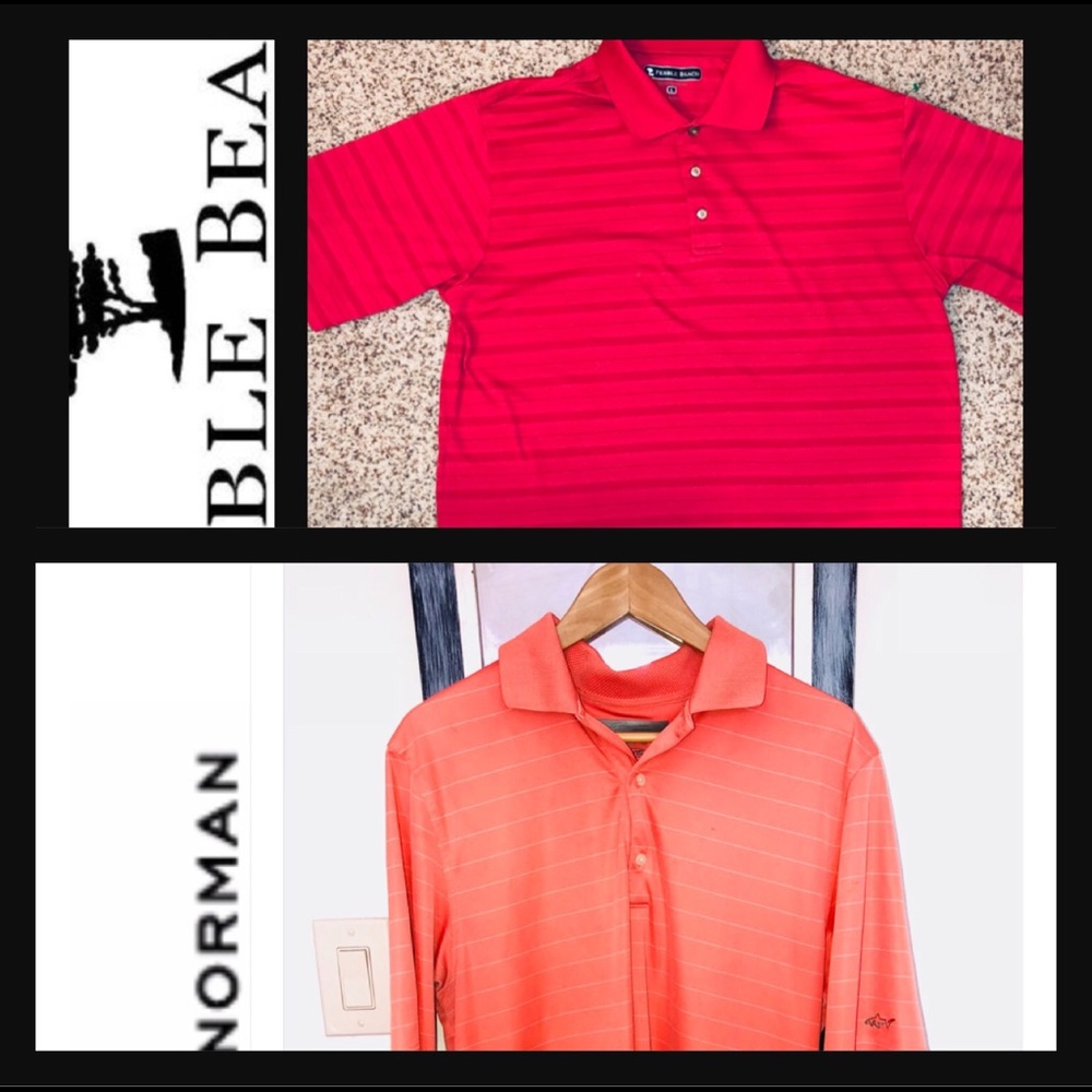 Men’s golf polos Pebble Beach / Greg Norman